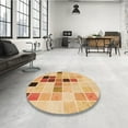 thumbnail image 4 of Ahgly Company Machine Washable Indoor Rectangle Transitional Orange Area Rugs, 2' x 3', 4 of 7