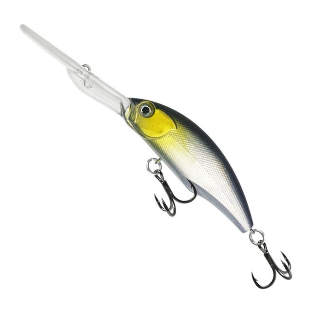 Mosiee 1Pc Fishing Lure Abs Metal Built-In Noisy Beads Long Tongue Plate Dives Quickly Not Easy Get Stuck Suitable For Ponds Streams