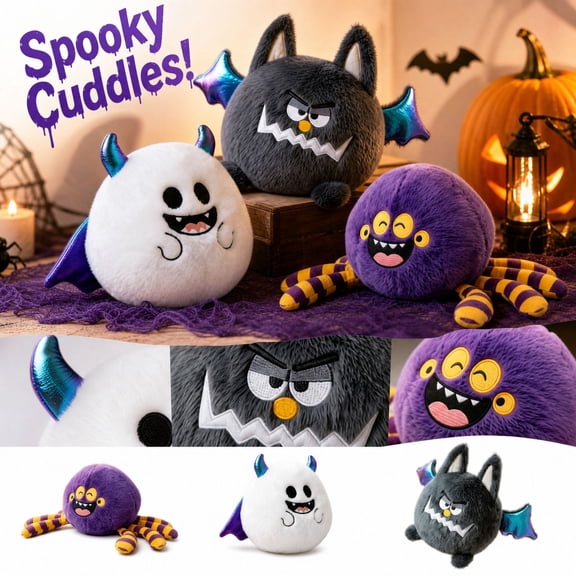 Kiddiway Plush Halloween Animal Toy Stuffed - Soft Doll for Haunted House Props, Costume Parties, and Themed Celebrations with Kids