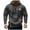 Dark Gray, variant on Hoodies For Men Drawstring Half Zip Long Sleeve Flag Print Pullover Tops Multi Pockets Casual Sports Sweatshirts (XL, White)