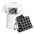 thumbnail image 4 of CafePress - Snug As A Pug In A Rug Women's Light Pajamas - Women's Short Sleeve Print T-Shirt and Pants Light Cotton Pajama Set, 4 of 7