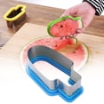 thumbnail image 1 of CJiaWei Modèle de Découpe de Fruits Outil de Découpe de Melon D\'eau d'Été Trancheuse de Melon D\'eau en Acier Inoxydable, 1 of 6