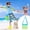 Green, variant on Kcavykas Small Square Beach Toy Bag, Buckle Closure Storage Tote, Mesh Bag for Kids’ Sand Tools and Outdoor Play Gear
