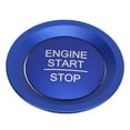 thumbnail image 5 of Anillo de cubierta de botón de arranque y parada de encendido de motor, repuesto azul para Honda Fit New 4 Generation 2021, 5 of 5