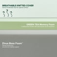 thumbnail image 6 of Zinus Spa Sensations Green Tea Rest Well Queen, Adult, 6" Medium Memory Foam Mattress, 6 of 7