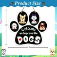 thumbnail image 6 of WaaHome Welcome Sign for Front Door Outside Funny Porch Signs Outdoor Welcome Hope You Like Dog Hair House Warming Gift Funny Wreaths Decorations Rustic Farmhouse, 6 of 8
