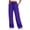 Purple, variant on QASIEATN Women Fleece Baggy Sweatpants with Pockets Wide Straight Leg High Waist Joggers Pants Winter Clothes