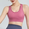 thumbnail image 5 of Everyday Bras for Women Womens Bras No Underwire plus Size Large Size Bras plus Size Sports Bra Bra to Make Look Smaller Bras Womens Bras Push up No Underwire plus Size Sports Bra for Women Hot Pink S, 5 of 6