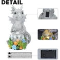 thumbnail image 6 of Wonder Garden Solar-Powered Sitting Dragon Statue – LED Colorful  Resin Decor for Patio, Yard & Fairy Gardens | Weatherproof Gift for Plant Lovers, 6 of 8