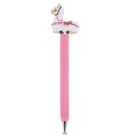 Planet Pens Pink Llama Novelty Pen -Fun & Unique Kids & Adults Office Supplies Ballpoint Pen, Wildlife Farm Animal Writing Pen Instrument For Cool Stationery School & Office Desk Decor Accessories