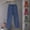 Style1-Dark Blue pants for women, variant on Mceream Womens Palazzo Pants Summer Fashion 2026 High Waisted Wide Leg Drawstring Flowy Beach Trousers with Pockets Army Green XXXXL
