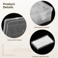 thumbnail image 3 of Boîtes de Rangement Transparentes pour Pièces de Monnaie et Barres d'Argent, 1 Grande Boîte à Barres d'Argent et 100 Boîtes de Séparation pour Collection de Pièces et Barres Organisées, Grande Capacité, Design Empilable, Couvercle Verrouillable Sécurisé, 3 of 5