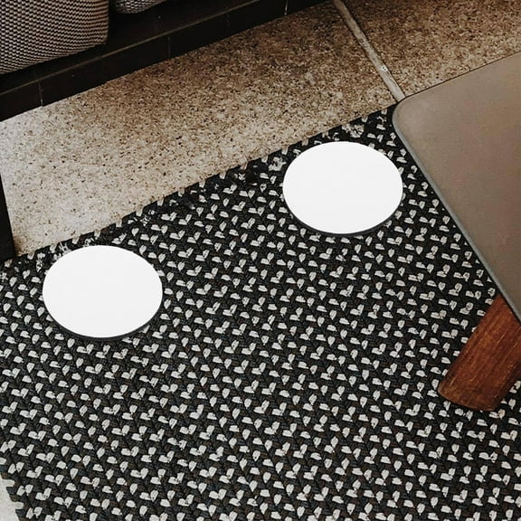 LOLIPPYY 20Pairs Black Hook and Loop Adhesive Round Fasteners Removable Tape for Multipurpose Use