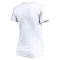 thumbnail image 3 of Women's White Connecticut Sun Wordmark Pride V-Neck T-Shirt, 3 of 3