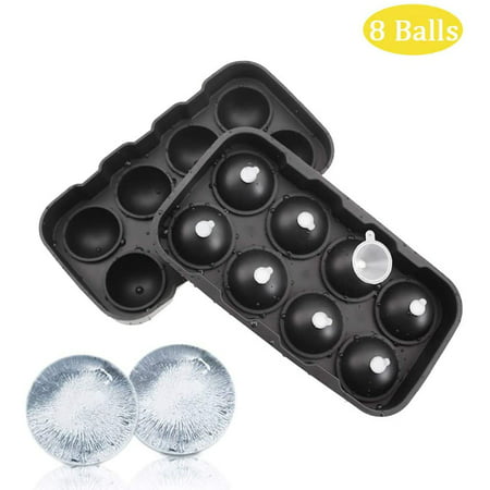 Firmou Silicone Ice Cube Trays Combo, Round Ice Trays