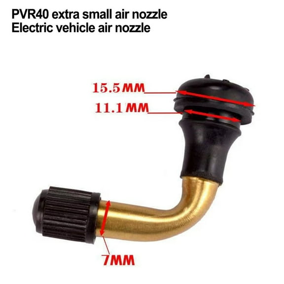 Tire Valve Purple Tubeless Tire Valve Rubber Head All Copper Air Nozzle Pvr40 Gold