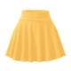thumbnail image 4 of Minifalda plisada antirreflejos para mujer: color liso, cintura elástica, falda corta informal para verano, tallas M-XXXL, 4 of 5