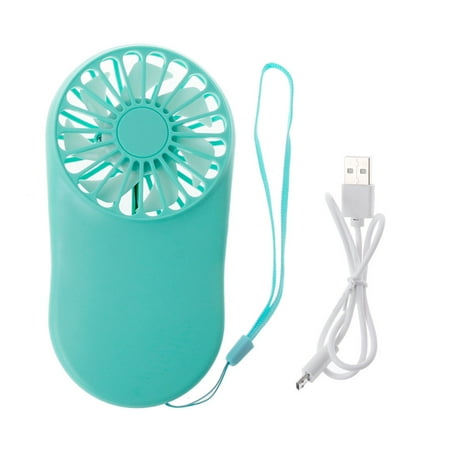 

Mini Portable Pocket Fan Rechargeable USB Cool Air Hand Held Travel Cooling for