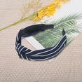 thumbnail image 6 of Unique Bargains 1 Pc Fashion Stripe Pattern Headbands for Women Navy Blue, 6 of 6