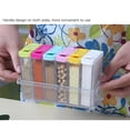 thumbnail image 4 of Advancent Caja de condimentos, 6 rejillas, tarro de almacenamiento de azúcar y sal, comedor en casa, Hotel, cafetería, restaurante, cocina, botella Cocina y Comedor Advancent HA071873-01, 4 of 6