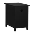 thumbnail image 6 of Powell Bryson Indoor Side Accent Table with Storage and Built-In USB Port, Black, 6 of 12