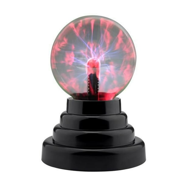 Bola de plasma de 3 pulgadas, esfera de luz, sensor de voz táctil USB, regalo de Navidad para niños Lamparas Tmvgtek Para estrenar