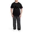 thumbnail image 5 of CafePress - French Bulldog Silhouette Men's Dark Pajamas - Men's Dark Loose Fit Cotton Pajama Set, 5 of 7