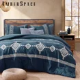 thumbnail image 6 of Amberspace Embroidery 7-piece Bed in a Bag Comforter Set with Sheets,Navy,King, 6 of 8