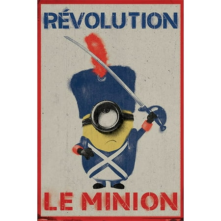 - Minions - The Movie - Movie Poster / Print (Revolution Le Minion) (Size: 24