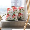 thumbnail image 6 of LALILO Throw Pillow Covers Floral Three Rose Beautiful Accent Beauty Cushion Cover 18" x 18", 2 Pack, 6 of 6