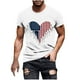 thumbnail image 2 of Tops para hombre, blusas y camisas de manga corta con cuello redondo para hombre, jersey informal de moda con estampado de cuello redondo para hombre, pantalones cortos deportivos para fitness, blusa, 2 of 5
