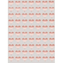 Royal Green Heart Sticker 0.5 inch 1/2 - Heart Gift Labels Metallic Rose Gold Stickers for Stationery and Decoration (13mm) - 1050 Pack