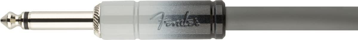 Genuine Fender 10 Foot Ombre Series Instrument Cable Silver Smoke #0990810248