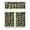 Sunflower01, variant on 3 PCS Gothic Moon & Star Kitchen Curtains Set with Valance - Dark Celestial Tier Curtains for Windows, Rod Pocket Steampunk Window Treatment Panels (54x18 + 27.5x36 in)