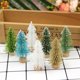 thumbnail image 2 of 10PCS 6.5CM Christmas Tree Small Pine Tree Mini Trees Placed In The Desktop Home Merry Xmas Decoration Kids Gift DIY Supplies, 2 of 5