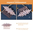 thumbnail image 2 of SHISUYAN Wedding Hair Comb Delicate Bridal Hair Comb Rhinestone Hair Side Comb for Girl, 2 of 8