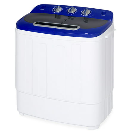 Best Choice Products Portable Compact Mini Twin Tub Washing Machine and Spin Cycle w/ (Best Portable Washer And Dryer)