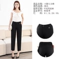 thumbnail image 4 of Primavera/verano Nuevos Pantalones de Mujer Ajustados Negros Ligeros Pantalones de Mujer con Elástico para Efecto Adelgazante Pantalones de Trabajo Pantalones Harem, 4 of 8