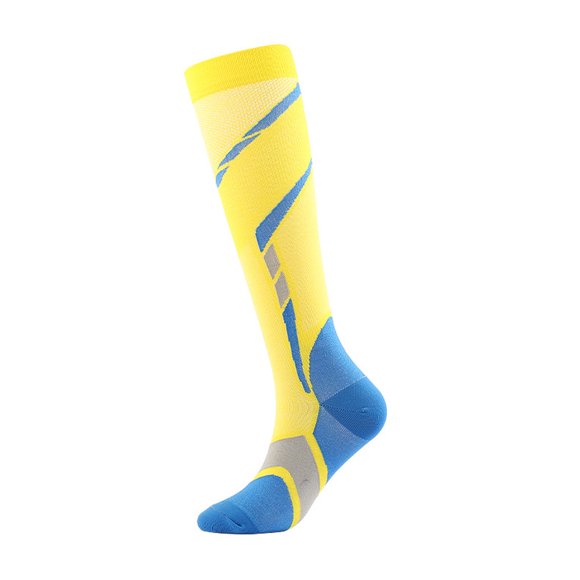 Pudcoco Unisex Stockings for Sports Breathable Variegated Color Socks
