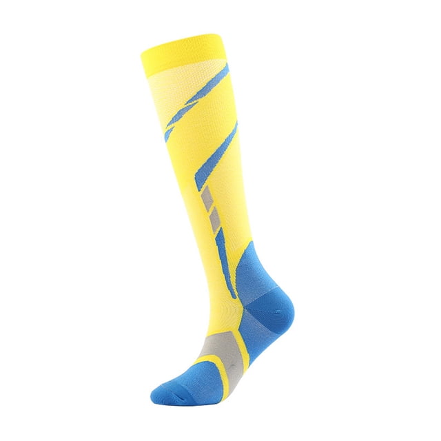 Pudcoco Unisex Stockings for Sports Breathable Variegated Color Socks