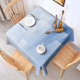 thumbnail image 2 of 42x42in(107x107cm) Square Tablecloth, Waterproof Polyester Table Cover, Wrinkle Resistant & Washable Fabric for Dining, Kitchen, Picnic, Abstract Geometry Print, 2 of 6