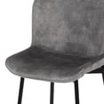 thumbnail image 2 of Banco 2026 Domino Gris MUNDO IN MUEBLES con asiento Tapizado en Tela Gris, 2 of 6
