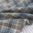 thumbnail image 4 of KyCheLot Men's 2 Piece Cotton Pajama Sets Comfy Plaid Loose Button down Long Sleeve Shirts and Elastic Waist Pants, 4 of 7