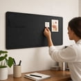 thumbnail image 5 of Felt Board for Wall Large Bulletin Board 24 Inch Felt Bulletin Board Pin Display Board Photo Display Board Wall Organizer for Office Home Wall Decor Turquoise, 1 Pack, 5 of 7