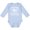AE-Light Blue, variant on Inktastic I was Born to be Wild and Free with Wolf and Mountains Boys or Girls Long Sleeve Baby Bodysuit