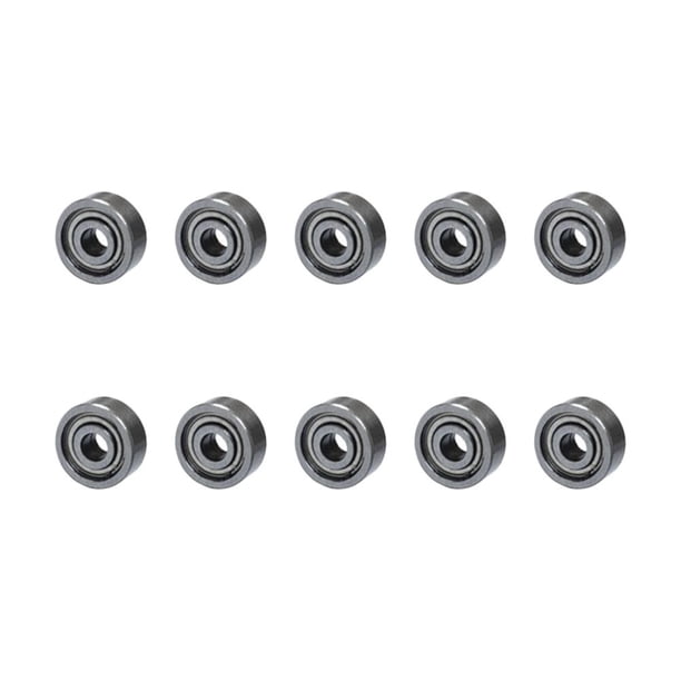 10 Uds Rodamientos Bolas 3x10x4mm 623zz Rodamientos en Miniatura Profunda Acero Al Carbono