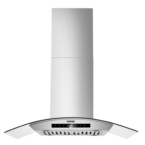 STAWAY 36" Wall Mount Range Hood - 800 CFM Suction, Touch & Gesture Control, Stainless Steel, Quiet Operation, Dimmable LED Lights, Dishwasher Safe Filters