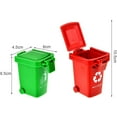 thumbnail image 5 of Limei 3 Pack Kids Toy Push Vehicles Garbage Cans Mini Truck's Trash Cans, 5 of 7