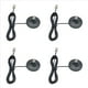thumbnail image 1 of 4X Antena BNC Macho y Hembra con Base Magnética Fuerte, Cable de Extensión de 3 Metros para Micrófono Inalámbrico Q9 RG174, 1 of 5