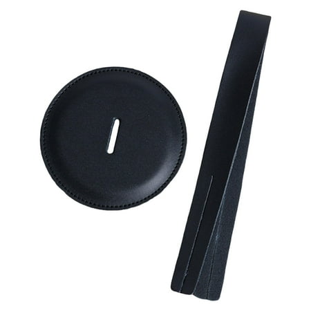 2 Pieces Cymbal Strap Percussion Instrument Hand Strap PU Leather Comfort Pad Professional Marching Use